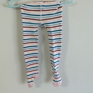 Hanna Andersson Multicolor Striped Tights Size 2-3T